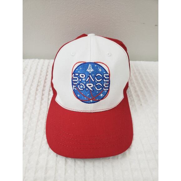 (F5) Cali-Fame Official Donald Trump Space Force MAGA 2020 Hat Red RARE - Picture 1 of 5